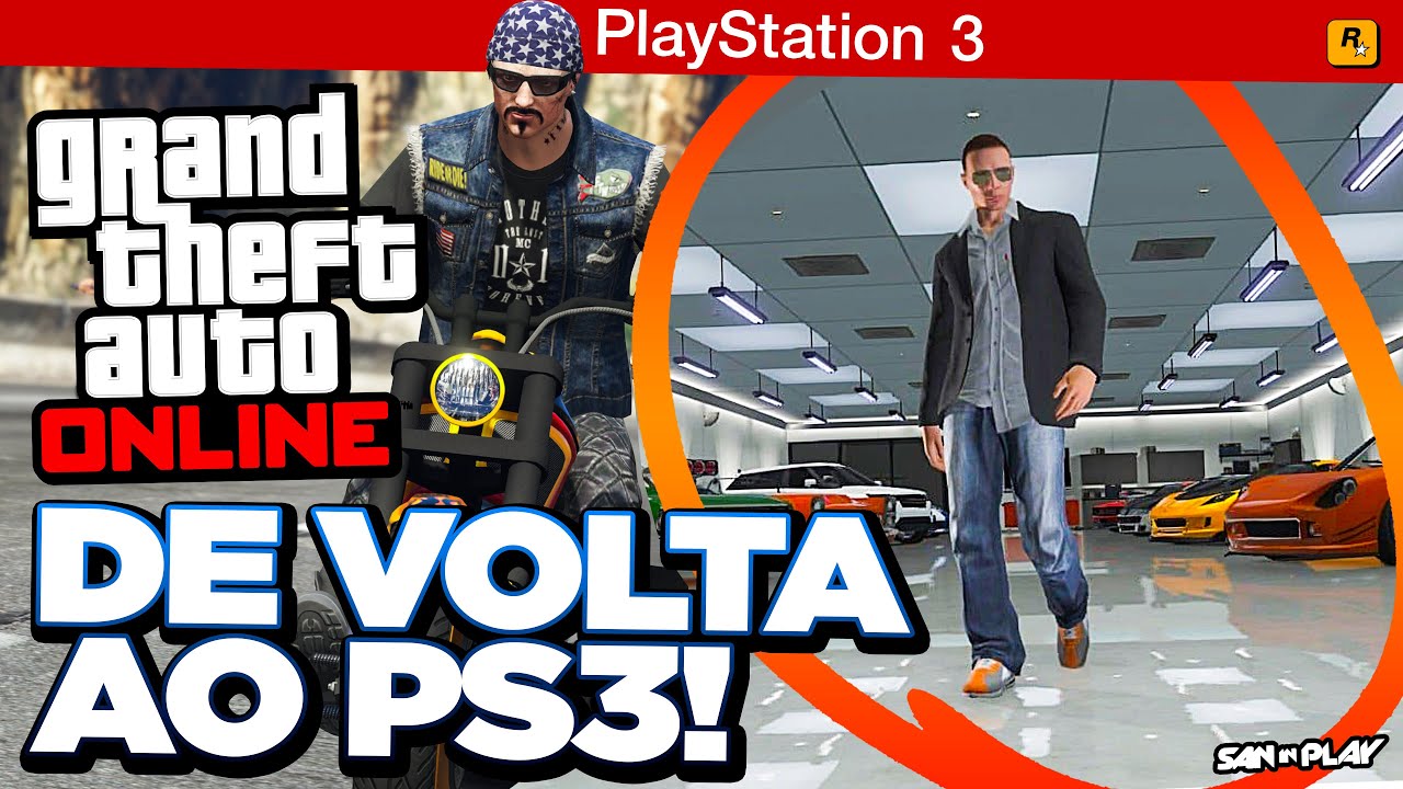 GTA ONLINE CONTINUA VIVO NO PS3!  ROCKSTAR VOLTOU ATRÁS?! 