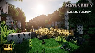 4K Minecraft Ambience & Music/Unwind Under Soft Sun Rays screenshot 2