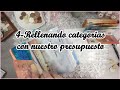4/ 💶Rellenando categorias con nuestro presupuesto para el proximo mes
