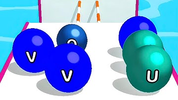 AZ Run ABC Ball Runner All Levels Gameplay Walkthrough (Android Ios) Level 131