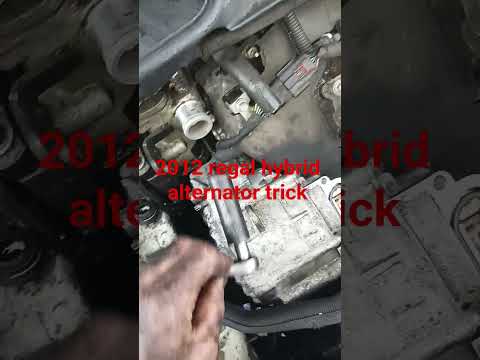 2012 Buick regal alternator removal trick #skunkwrench