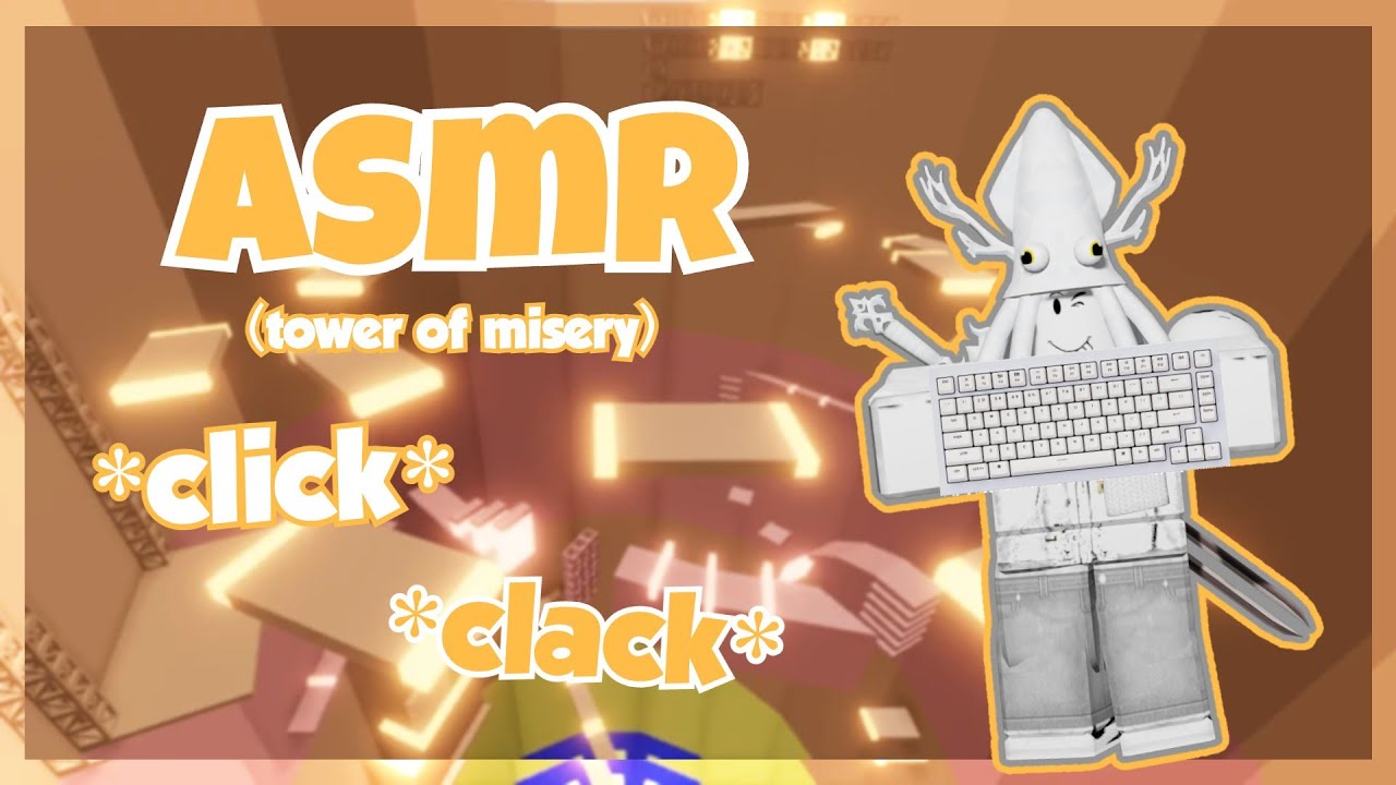 Tower of Misery but it's *CREAMY* Keyboard ASMR | Roblox ASMR #6