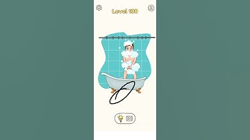 Dop draw one part Gameplay Level 100 Walkthrough Slution #short #Virul
