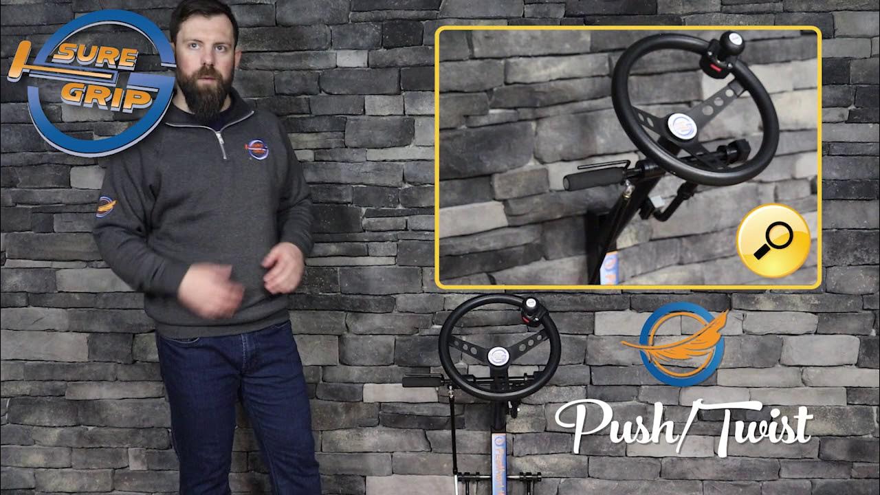 Sure Grip Featherlite Push Twist Hand Controls YouTube