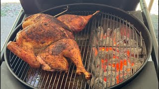 Turkey ~ SnS MasterKettle
When you’re craving Thanksgiving foods in September, you make it happen. It’s no secret I’m loving the SnS MasterKettle. I didn’t carve the turkey for 2 reasons, the breast needed to rest longer and I suck at caving. Turkey ~ SnS MasterKettle