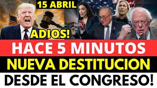 HACE 5 MINUTOS NUEVA DESTITUCIÓN EN EL CONGRESO