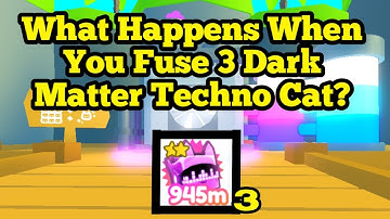 What Happens When You Fuse 3 Dark Matter Techno Cat? | Pet Simulator X