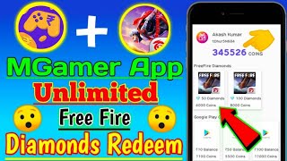 How To Redeem Free Fire Diamonds From mGamer App 2024 |MGamer App Se Free Fire Diamonds Kaise Nikale screenshot 5