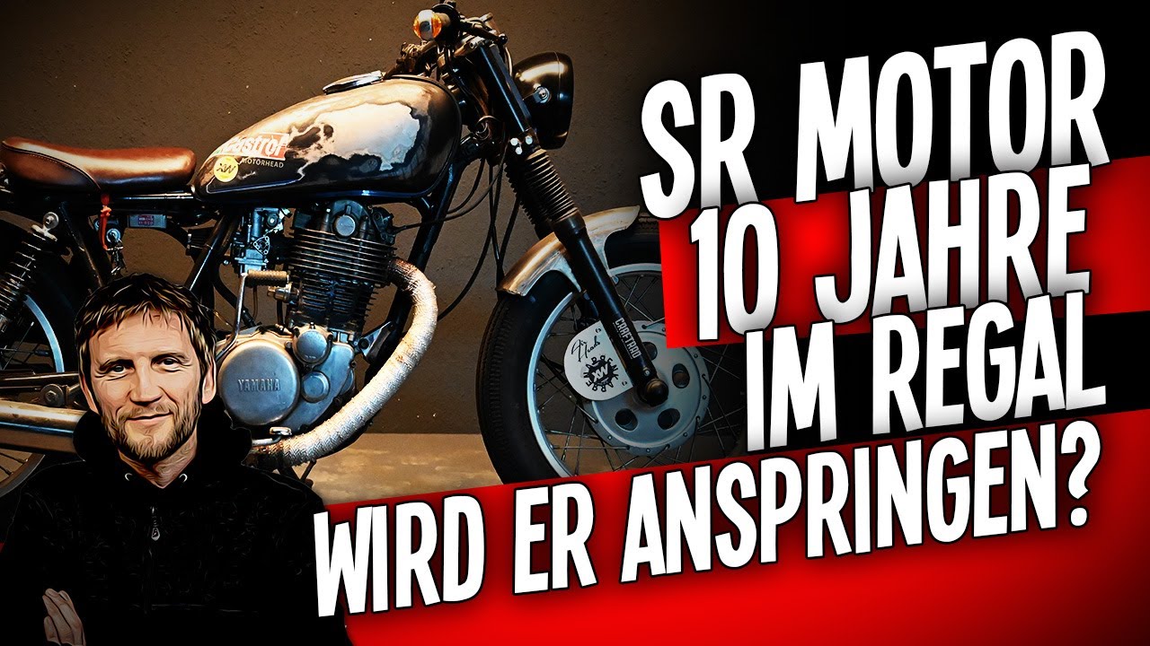 SR Motor nach 10 Jahren im Regal, mit interessantem Innen "EIGEN" Leben eingebaut.