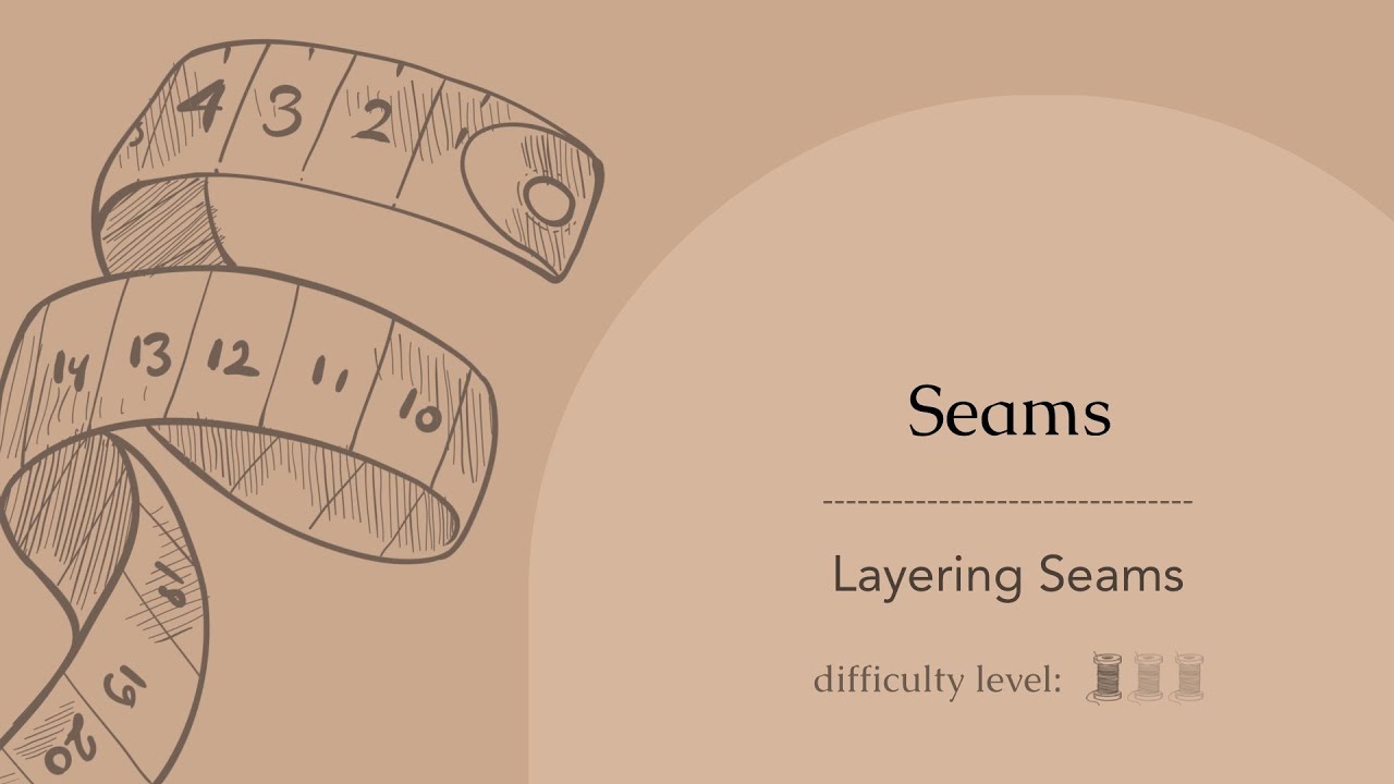 How to Layer Seams (Beginner Sewing Tutorial)