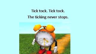 1 Clock Song:Tick Tock w/ Lyrics