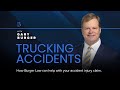 When truck drivers break the rules of the road and injure or kill fellow motorists, Gary Burger and the Burger Law team hold them accountable for their actions. If you or a relative have been injured in an accident with a large commercial vehicle, it is important to get immediate help from experienced truck accident lawyers like us right away.