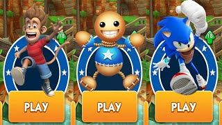 Bongo vs Buddy-man Run vs Sonic Dash 2: Sonic Boom vs All Bosses Zazz Eggman Android Gameplay