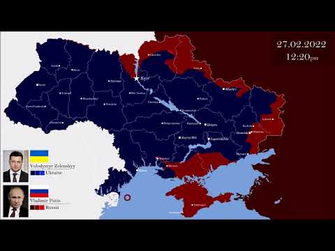 RUSYA UKRAYNA SAVAȘI HARİTA / RUSSİA UKRAİNE WAR MAP