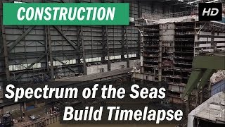 Spectrum of the Seas construction timelapse