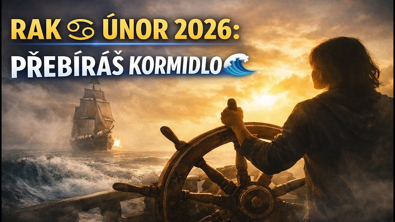 RAK ♋ ÚNOR 2026: Přebíráš kormidlo 🌊