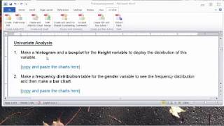 Celebrity R Commander - Univariate Analysis Profile