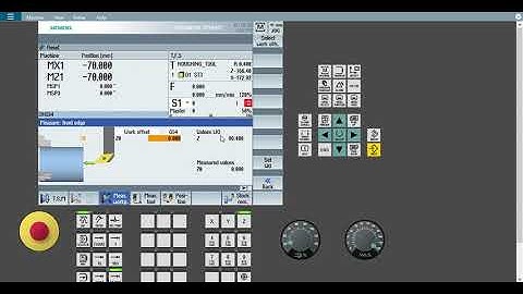 How to set work offset (G54, G55) Turning -Siemens CNC CONTROLLER- How to set one offset to all tool