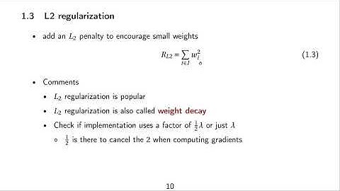 DLFVC - 12 - Network Regularization