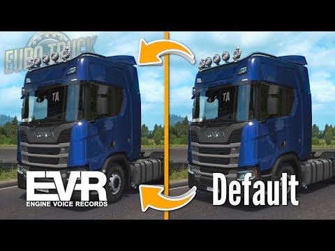 The Best Sound Mods for ETS2? | Engine Voice Records vs Default sounds | Euro Truck Simulator 2