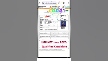 Ugc Net Qualified Candidate