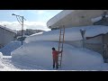 2023年 北海道田舎生活 雪下ろし１３🌈 いきなり屋根から落ちる