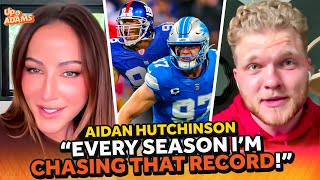 Download Lagu Lions Aidan Hutchinson on Being BETTER This Year, BREAKING Strahan Sack Record, \u0026 DPOY Potential! MP3