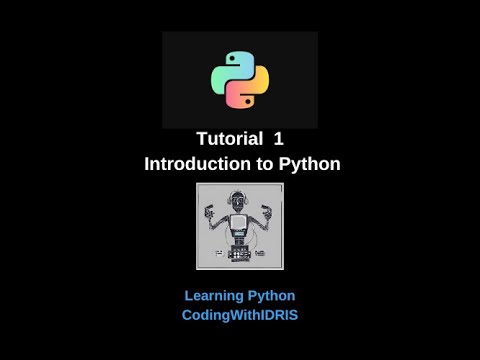 Tutorial 1 : INTRODUCTION TO PYTHON : INSTALLATION OF PYTHON AND IDE ...