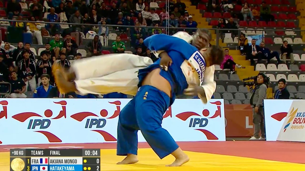 [Финал] Франция против Японии. Чемпионат мира по дзюдо среди юниоров 2025 года. Матч смешанных ко...
