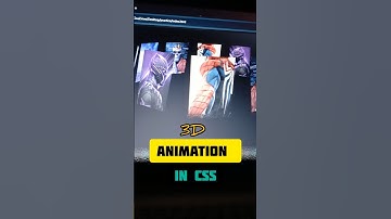 Epic Card Anime Animation with HTML & CSS! #Shorts