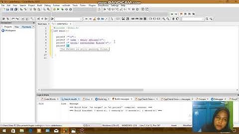 Cara membuat program c++ sederhana menggunakan codeblocks