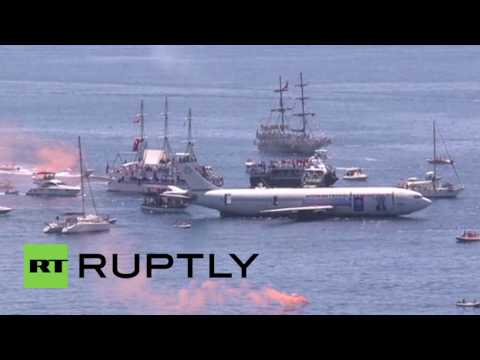 Turkey: Airbus submerged to create artificial reef to keep diving tourism afloat