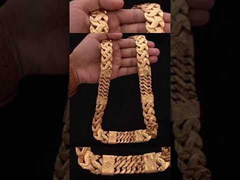 BIGE CHAIN//GOLD//MAN//80 GM