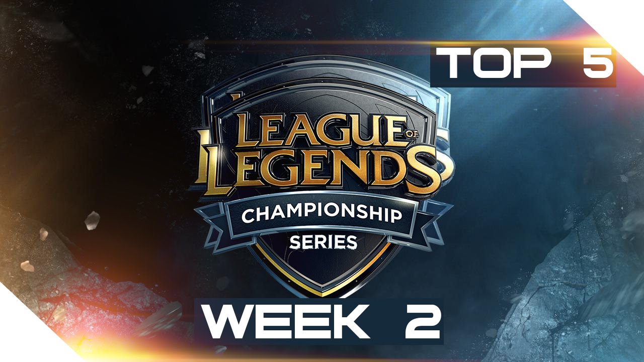 EU/NA LCS Spring 2016 Top 5 plays (Week 2)