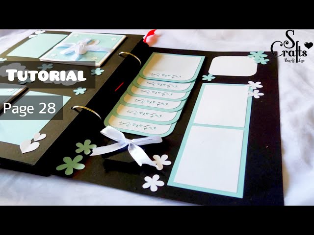 Scrapbook Tutorial ✂️ Page 10 Flower Frame Handmade gift making, Scrapbook  making ideas