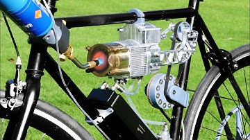 I Tried Powering a Bike With a Stirling Engine