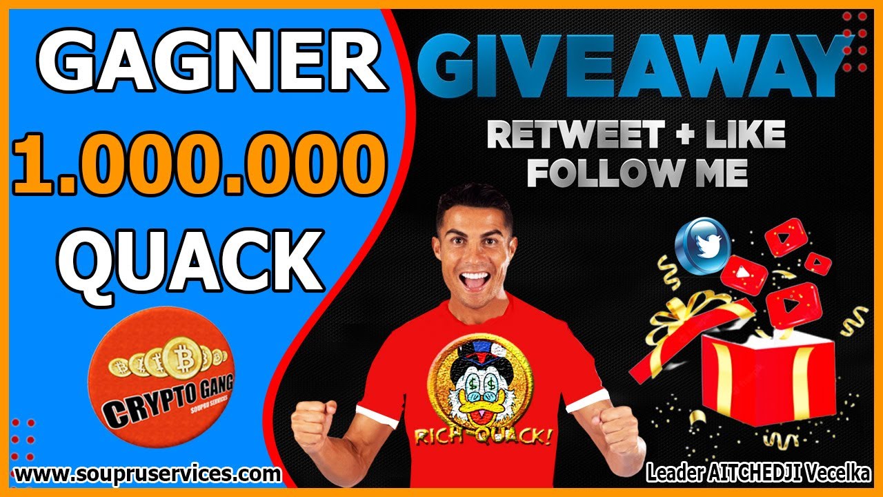 🔥 GIVEAWAY RICH QUACK / GAGNER 1.000.000 JETONS QUACK MAINTENANT