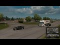 Euro truck simulator 2 (MP) Неадекватные дети блокируют дорогу и таранят.