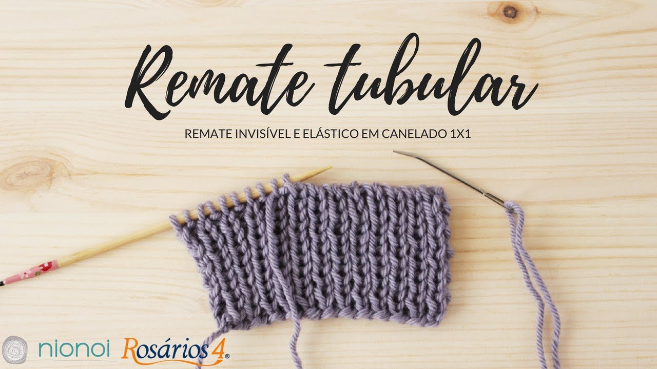 Querido Tricot - Remate tubular (tubular bind-off)