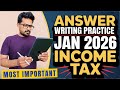🔥Answer Writing Practice - Important!🔥CA Exams! #jan2026exams  #cainter #incometax #totalincome