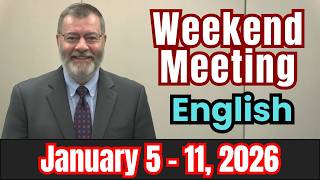 Download Lagu Weekend Meeting 2026 | Watchtower Study (January 5-11, 2026) | English | Weekend Meeting MP3