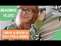 Reading lots of great books   reading vlog