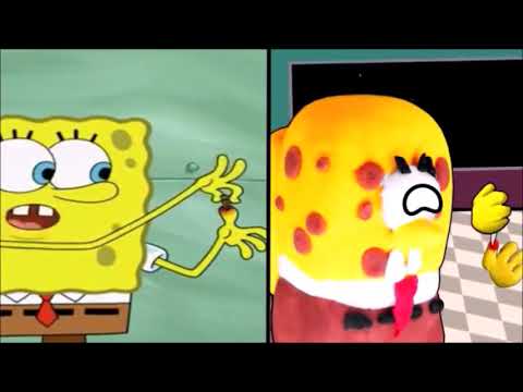 SpongeBob Removing A Splinter In Among Us  FULL Animation [ITA]