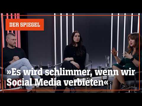 Social-Media-Verbot f&uuml;r Jugendliche? Lang, Witwer, M&uuml;ller und Lobo im Spitzengespr&auml;ch | DER SPIEGEL

Hier diskutieren Gr&uuml;nenpolitikerin Ricarda Lang, Autorin und Content-Creatorin Tara-Louise Wittwer, Digitalexperte Sascha Lobo und Autorin und Ex-Schulleiterin Silke M&uuml;ller &uuml;ber Gefahren, ahnungslose Eltern und ob soziale Medien kl&uuml;ger machen.

► Der Polittalk &raquo;Spitzengespr&auml;ch&laquo; ist seit 2020 fester Bestandteil des Videoangebots des SPIEGEL.

#Social #Media #Verbot #f&uuml;r #Jugendliche