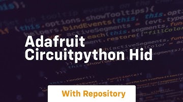 adafruit circuitpython hid