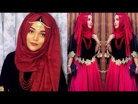 Hijab with Gown /Wedding Party Hijab Style || Mutahhara♥️ Hijab with Gown /Wedding Party Hijab Style || Mutahhara♥️