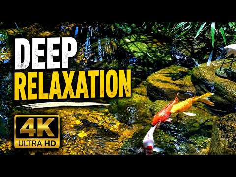 CALM YOUR MIND 🌊 Zen Koi Pond Ambience for Sleep, Study & Meditation