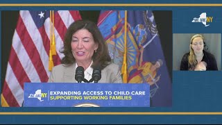 Kathy Hochul announces $70M for child care