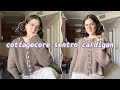Make a cottagecore cardigan on the sentro with me  sentro knitting machine tutorial