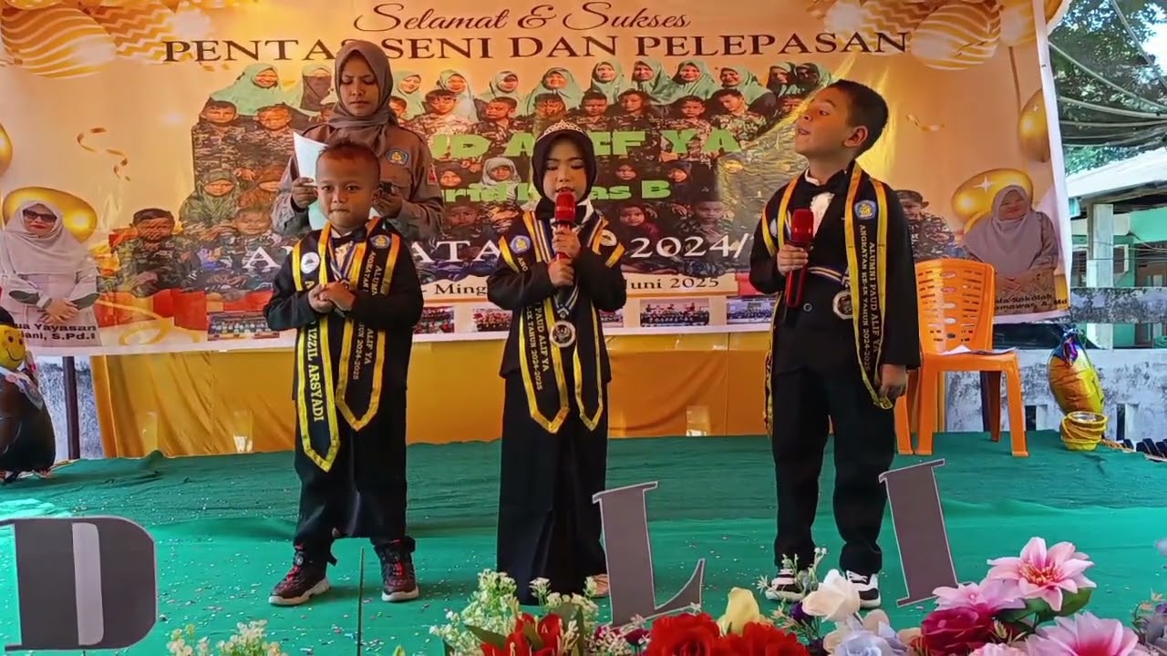 Pidato perpisahan dalam 3 bahasa||indonesia arab inggris ||pentas seni dan pelepasan angkatan 9 